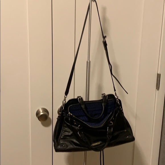 Rebecca Minkoff black and cheetah print bag - Picture 8 of 8